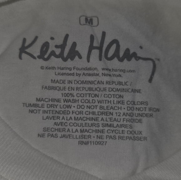 Keith Haring Tee Size Medium - Picture 3 of 3